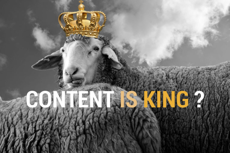 Webmarketing : Le contenu est-il (vraiment) roi ?